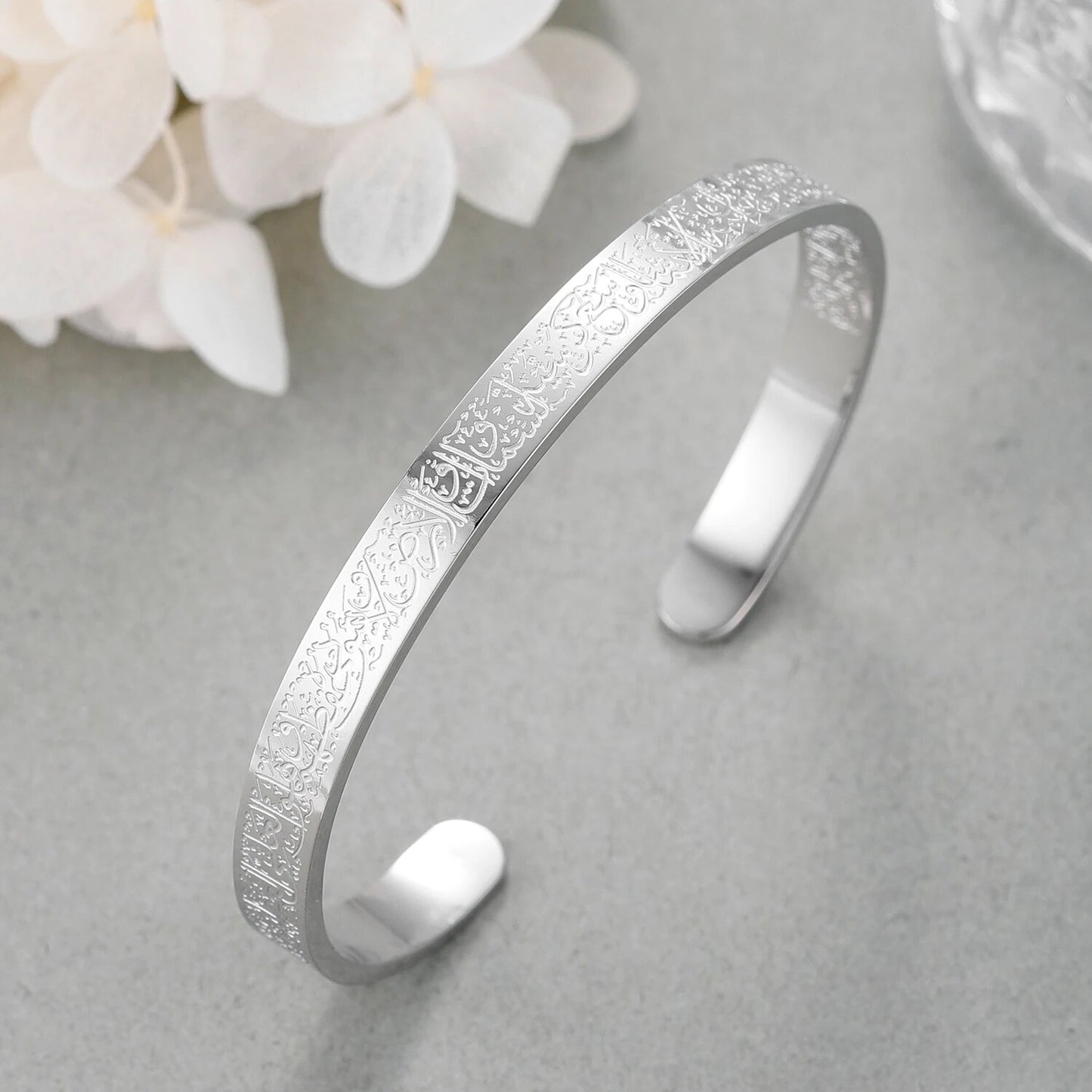 Cuff Bangles Women Gold Stainless Steel Jewelry Personalized Bracelet