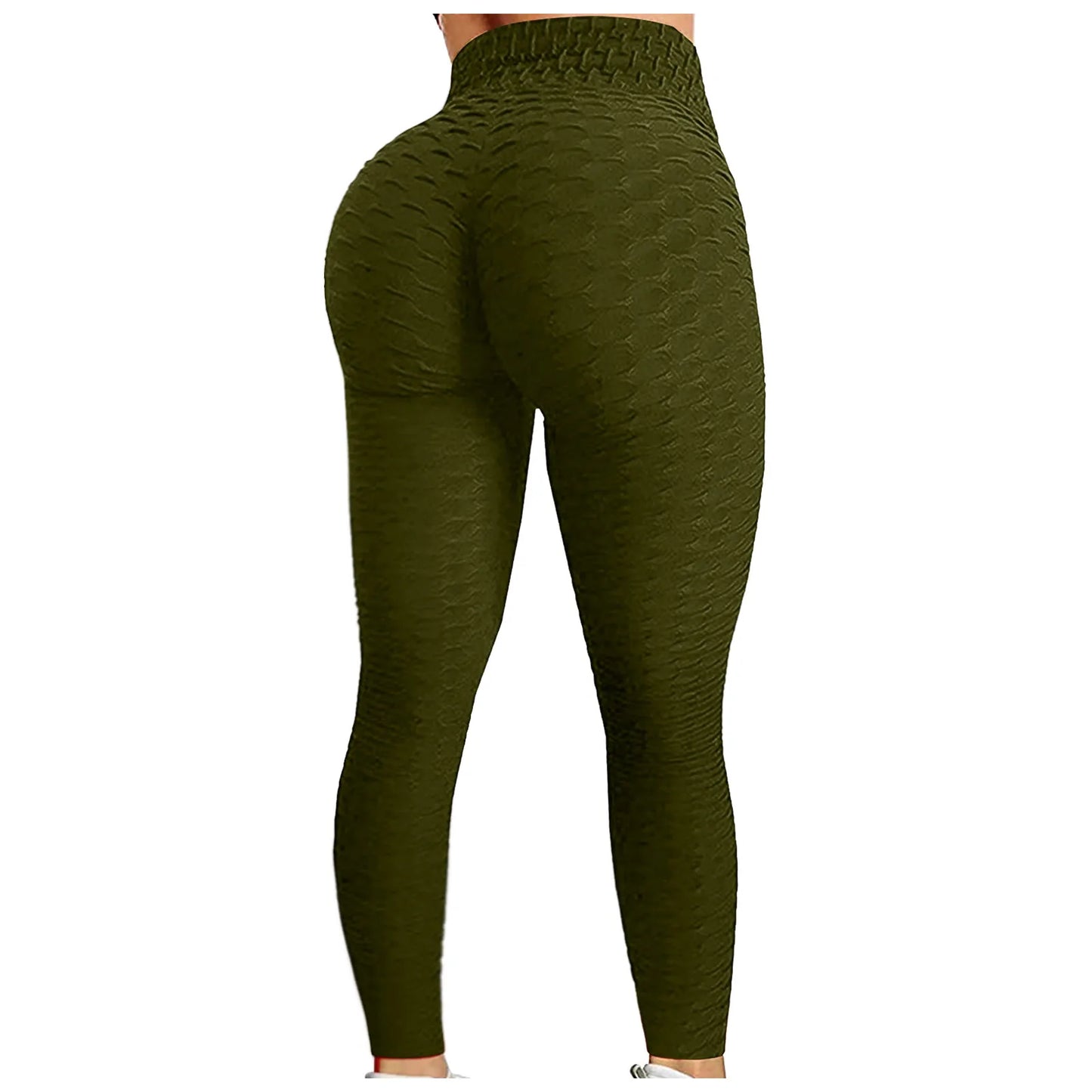Bubble Hip Lifting Exercise Yoga Pants Women Fitness Running High Waist Gym Fitness