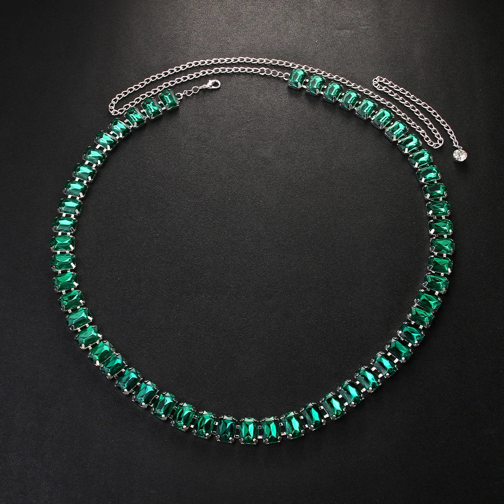 Square Waist Chain Y2k Belt Jewelry Luxury Sexy for Women Body Chains
