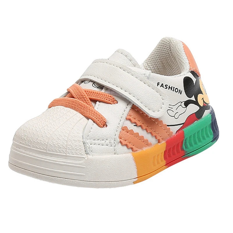 Disney Cartoon Mickey Children Shoes Boys Girls Sport Sneakers Kids