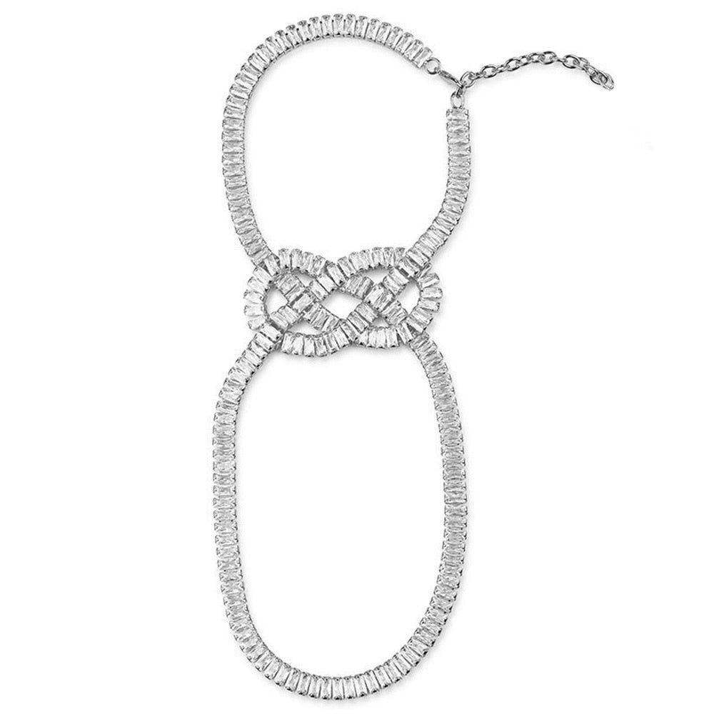 Cubic Zirconia CZ Anklet Leg Bracelet