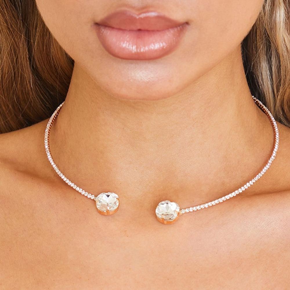 Crystal Rhinestone Choker
