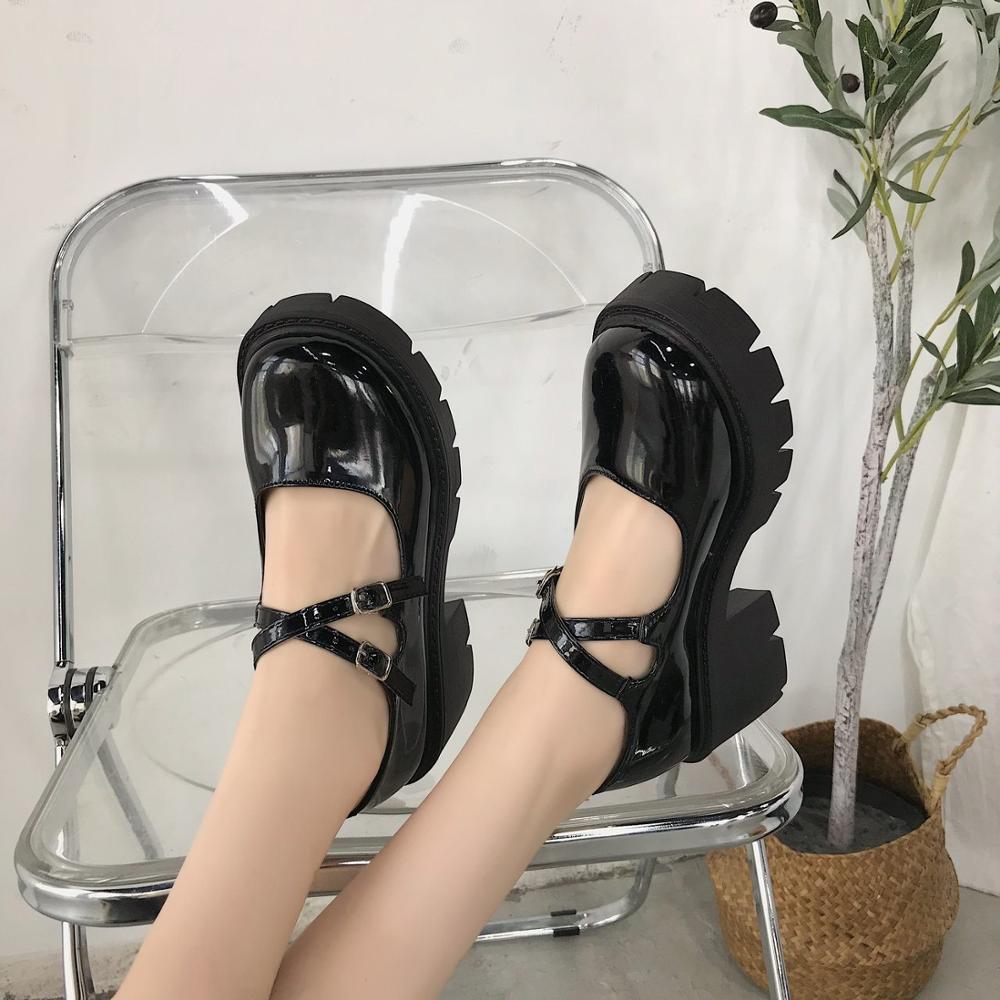 Women Japanese High Heels Waterproof