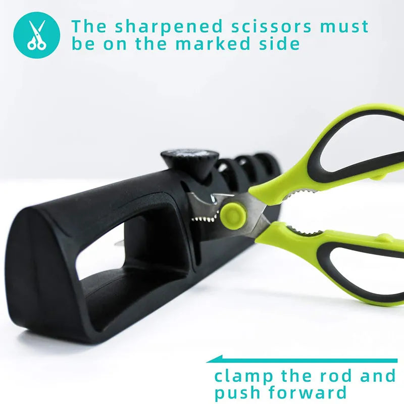 Knife Sharpener Angle Adjustable 4 Stages Scissors Sharpening stone Professional Kitchen tool