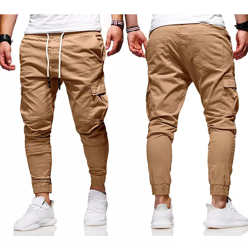 Men Running Jogging Sport Pants Hip Hop Sweatpants  Trousers Streetwear