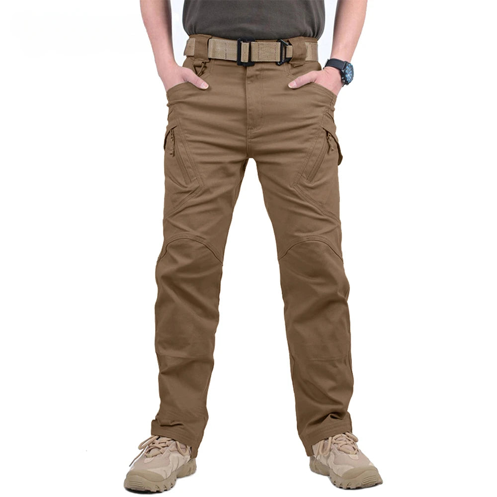 Tactical Pants Men's Multi Pockets Cargo Pants Combat Cotton Pant Casual Trousers Hiking Work Pants Male