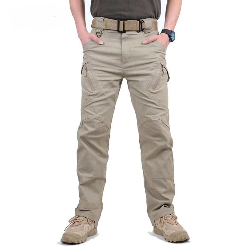 Tactical Pants Men's Multi Pockets Cargo Pants Combat Cotton Pant Casual Trousers Hiking Work Pants Male