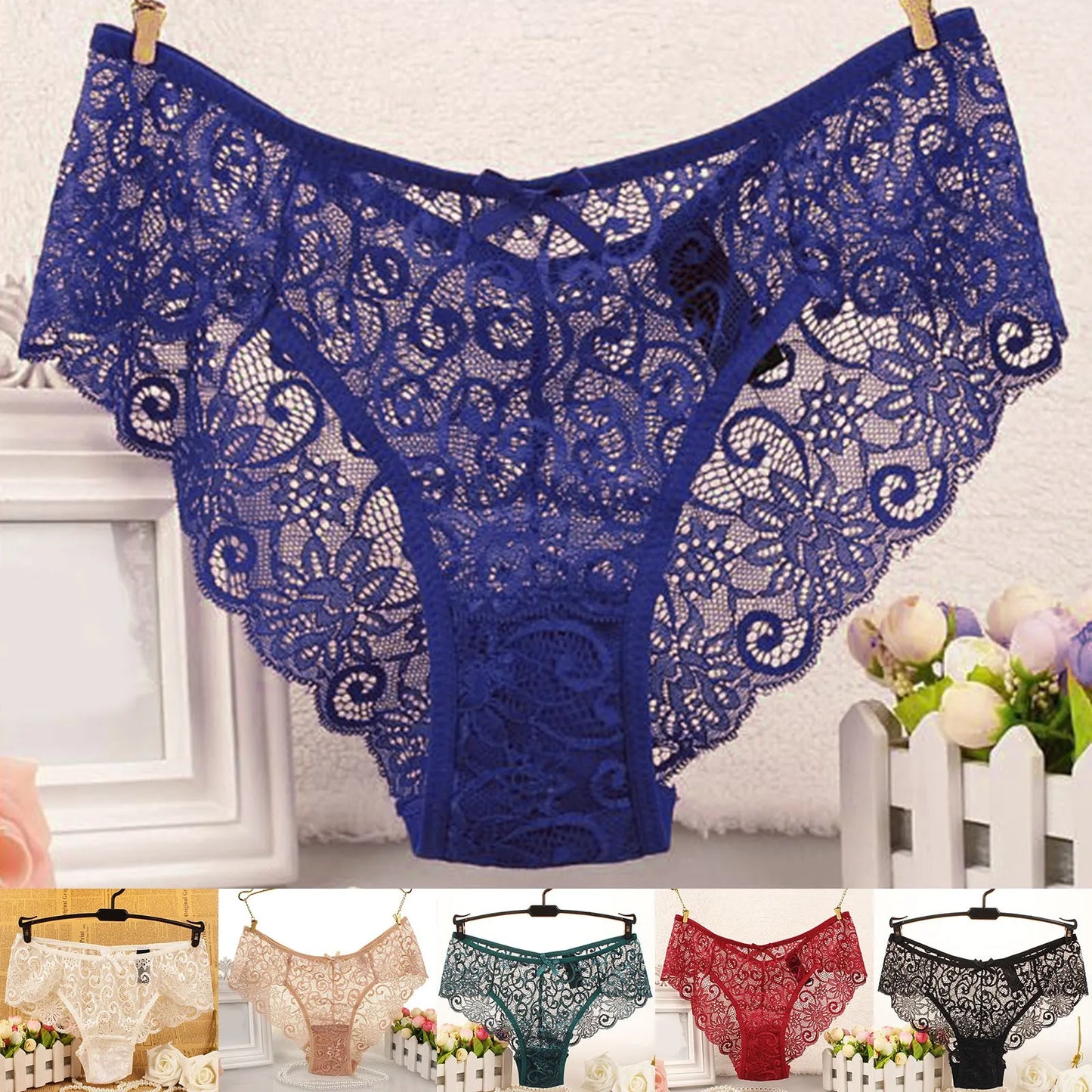 Sexy Panties Lace Cutout Hollow Waist Panties For Women Plus Size Women Sexy Underwear Women