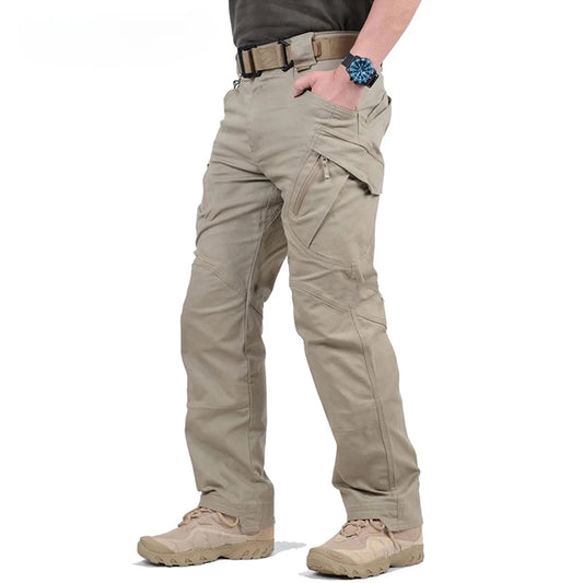 Tactical Pants Men's Multi Pockets Cargo Pants Combat Cotton Pant Casual Trousers Hiking Work Pants Male