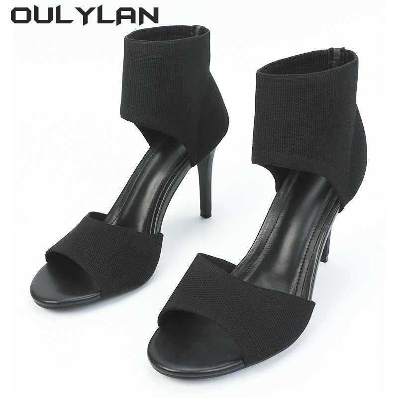 Elegant High Heel Fish Mouth Sandals for Women's