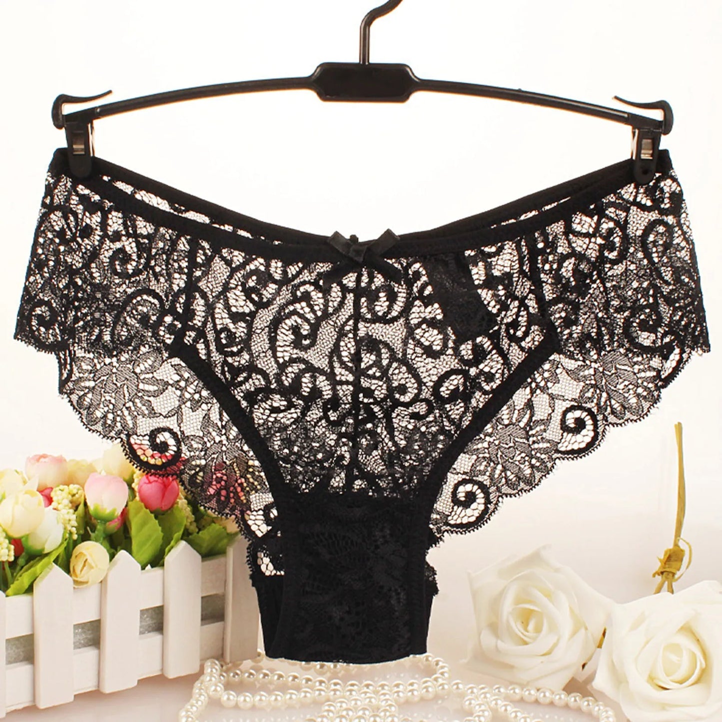 Sexy Panties Lace Cutout Hollow Waist Panties For Women Plus Size Women Sexy Underwear Women