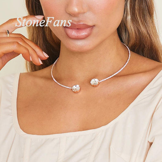 Crystal Rhinestone Choker